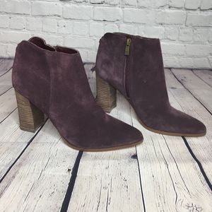 Ivanka Trump Carver Suede Ankle Boots
